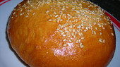 Kynuté těsto na slané pečivo, hamburgerová houska (bulka)