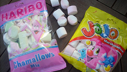 Marcipán z marshmallow, Různé druhy marshmallow