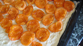 Meruňkový koláč s drobenkou