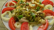 Pangasius na kardamomu, pečený v alobalu