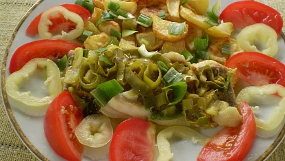Pangasius na kardamomu, pečený v alobalu, Pangasius na kardamomu, pečený v alobalu