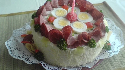 Pečený chlebový dort
