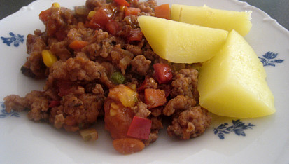 Pestré mleté maso