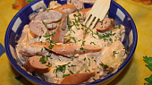 Pikantní frankfurtský bramborový salát (Pikantní frankfurtský bramborový salát)