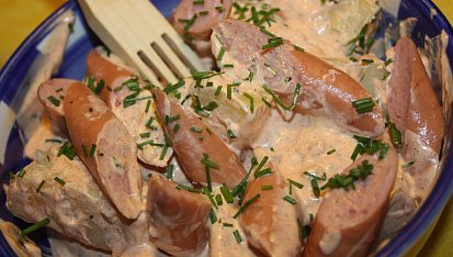 Pikantní frankfurtský bramborový salát, Pikantní frankfurtský bramborový salát