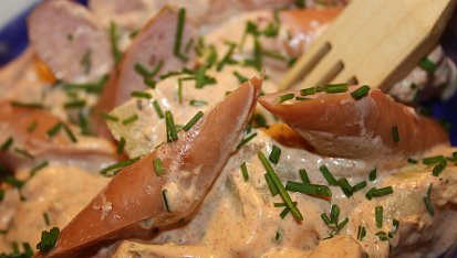 Pikantní frankfurtský bramborový salát, Pikantní frankfurtský bramborový salát