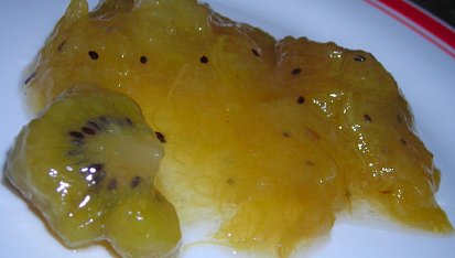 Rebarborový džem s kiwi