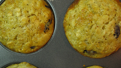 Rozinkový muffins s ovesnými vločkami