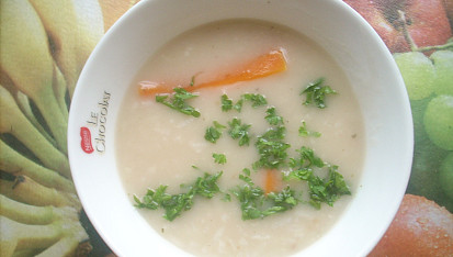 Rýžová polévka zahuštěná