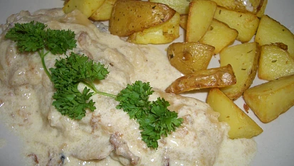 Štika na smetaně
