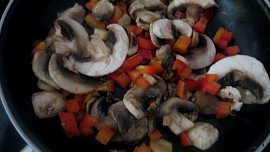 Těstovinová omeleta