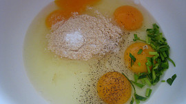 Těstovinová omeleta