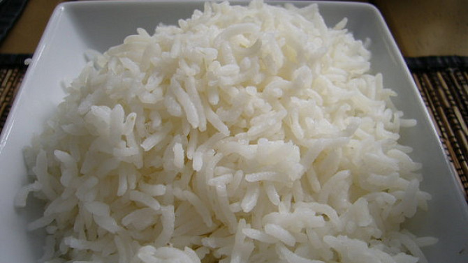 Vařená rýže, Vařená rýže