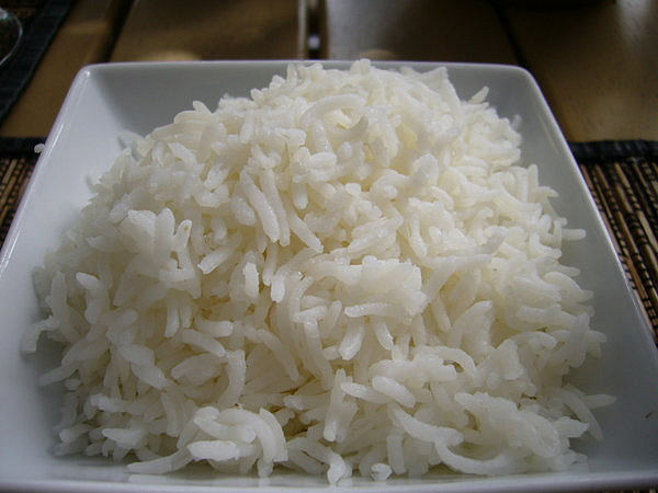 Vařená rýže, Vařená rýže