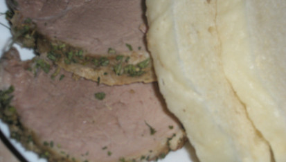 Vepřová pečeně s bylinkovou krustou