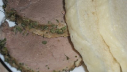 Vepřová pečeně s bylinkovou krustou