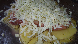 Vepřové plátky s nivou v alobalu