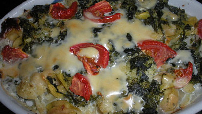 Zapečené tortelliny s květákem