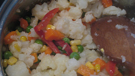 Zeleninový závin z listového těsta