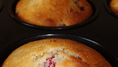Borůvkové muffiny, Muffiny s malinami a jahodami