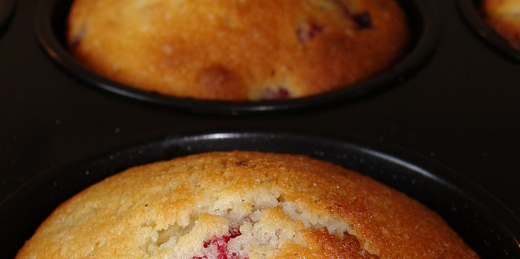 Borůvkové muffiny (Muffiny s malinami a jahodami)