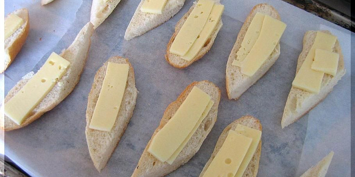 Cibulačka se sýrovými toasty