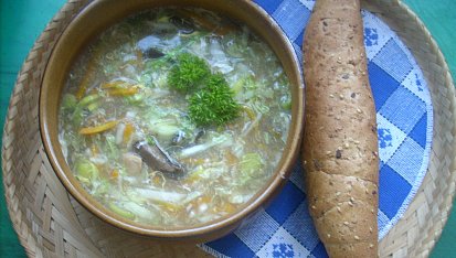 Čínská ostrokyslá polévka - moja imitácia