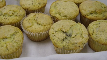 Citrónové muffiny s mákem
