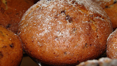 Čokoládové muffiny s burskými oříšky, S lískovými oříšky