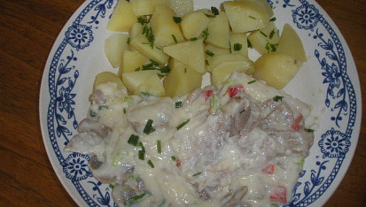Filé na žampionech
