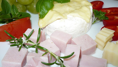 Hermelínové "fondue"