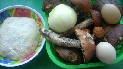 Houbová pizza