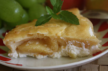 Jablka zapečená s tvarohem