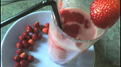 Jahodový koktejl s jogurtem, Zředěný jahodový koktejl s jogurtem