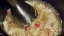 Krémová surimi polévka - rychlá