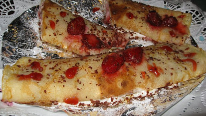 Maminčiny palačinky, Palačinky plněné marmeládou