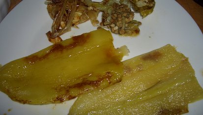 Marinovaná pečená paprika, Vyndáme jadřince