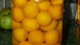 Mirabelkový kompot