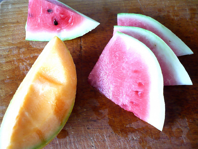 Nevšední melounový salát
