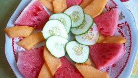 Nevšední melounový salát