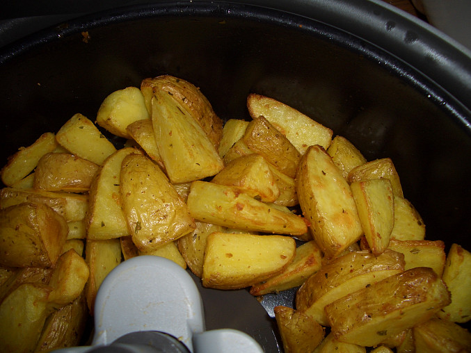 Ochucené hranolky jako smažené z Actifry, ochucené americké brambory