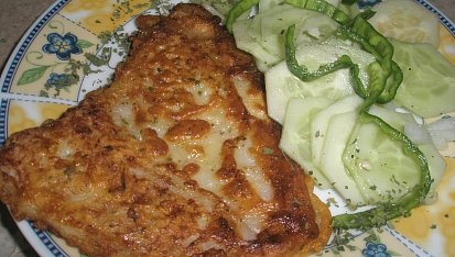 Pangasius v bylinkovom cestíčku.