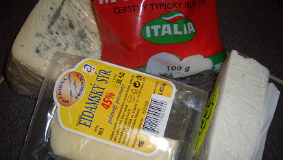 Plněný vepřový řízek - Quattro formaggi