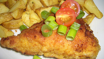 Plněný vepřový řízek - Quattro formaggi