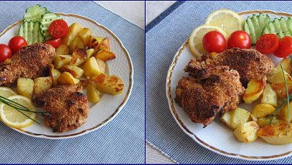 Řízky v jogurtu (pečené v troubě)