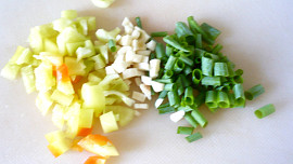 Rýžový salát se sýrem