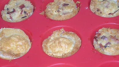Toastové košíčky, Pečeme ve formě na mufiny