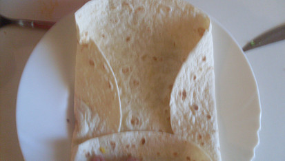 Tortilla s vejci, Postup balení 2