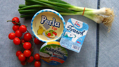 Tvarohovo-cibulová pomazánka