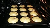 Vanilkové muffiny s malinami